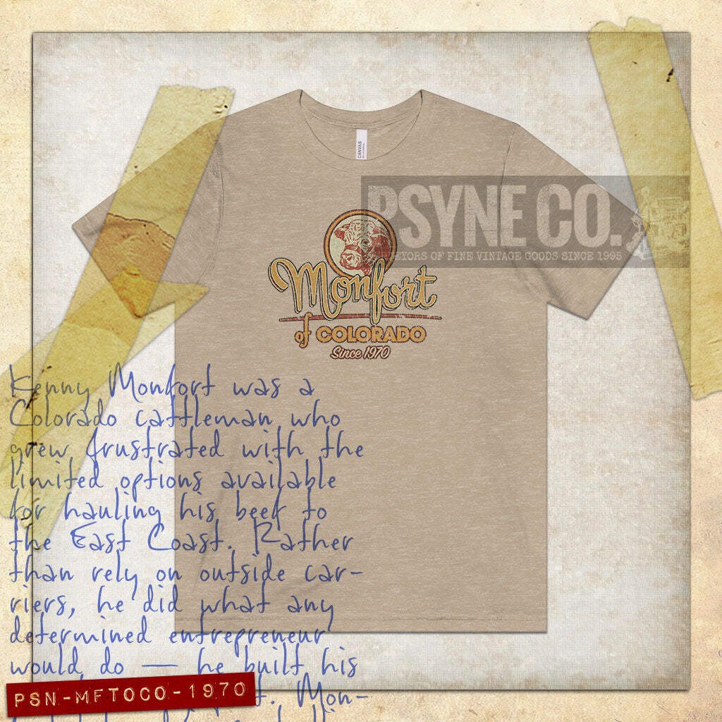 Monfort of Colorado Trucking 1970 Vintage Men&rsquo;s T-Shirt