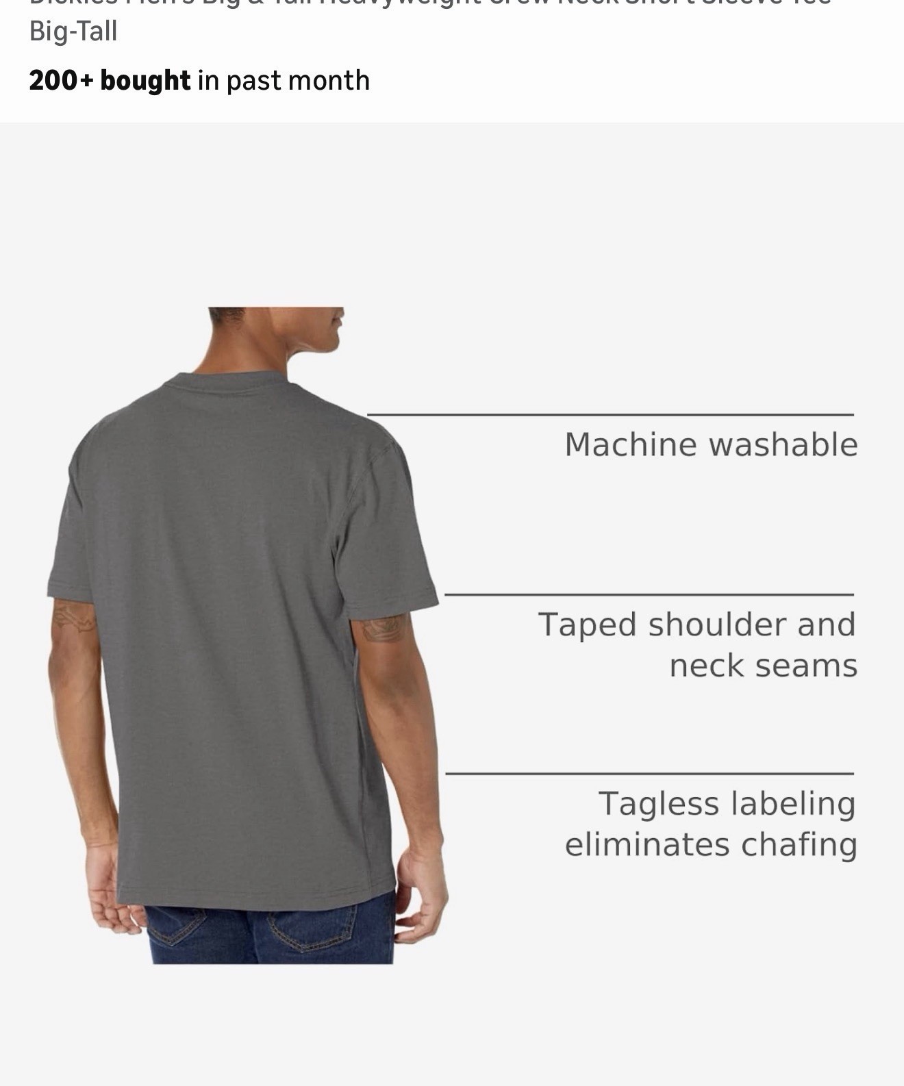Dickies Men&rsquo;s Basic T-Shirt Pocket Tee Short Sleeve Light Weight Jersey Cotton
