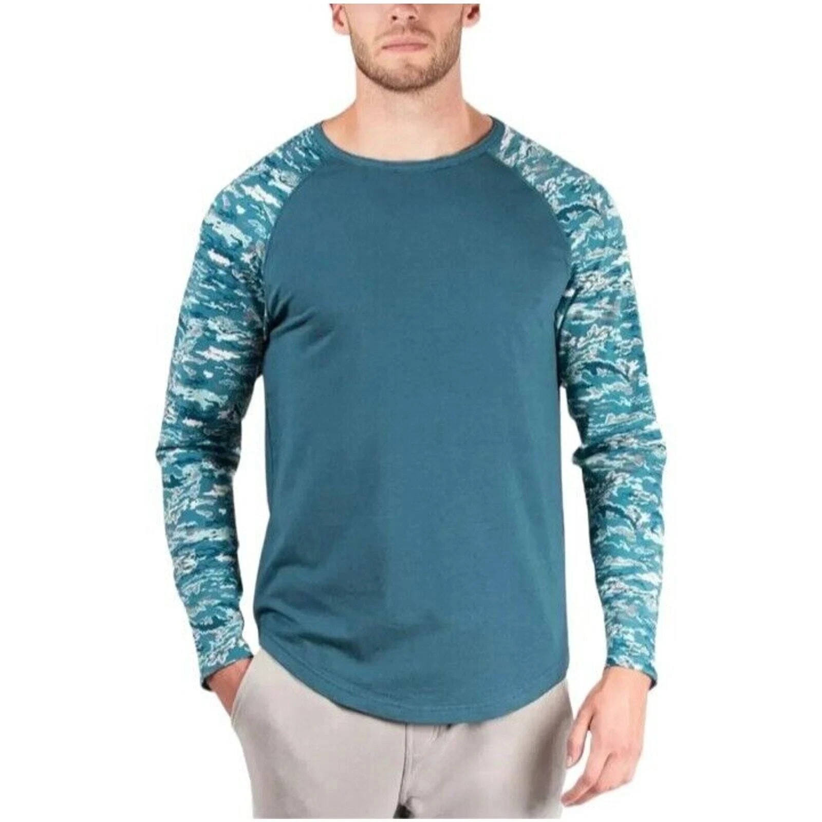 Natori Kaede Men&rsquo;s T-Shirt XL Oceanic Crest Stargazer Crewneck Long Sleeve NWT
