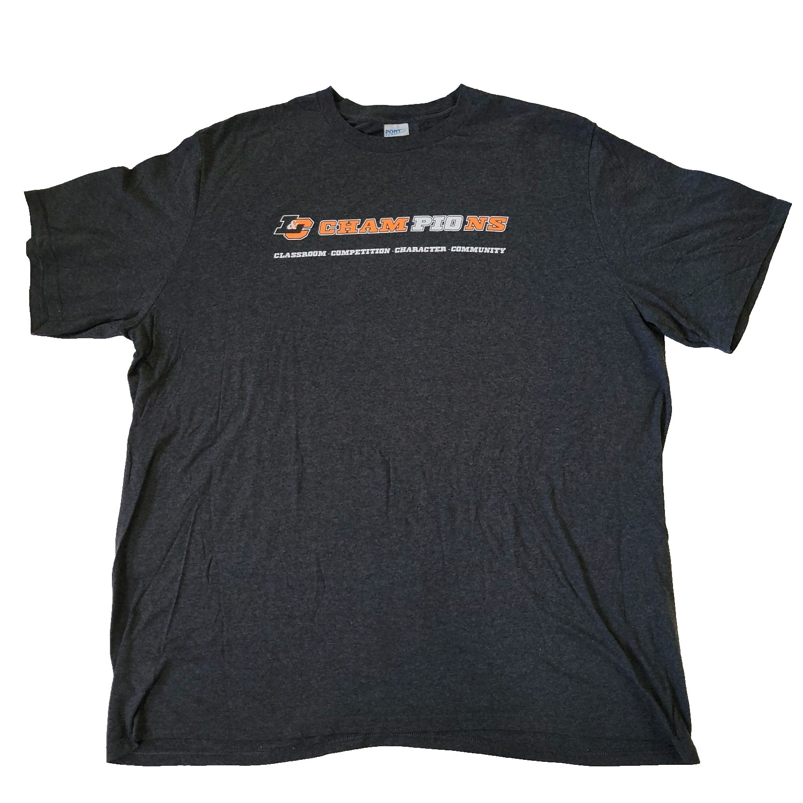 Lewis & Clark University Shirt Mens XXXL Grey School Pioneers Port & Co Shirt