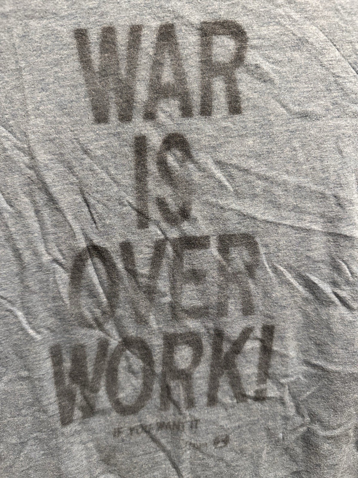 Final Home Issey Miyake War Is Over Men’s Tshirt Size M