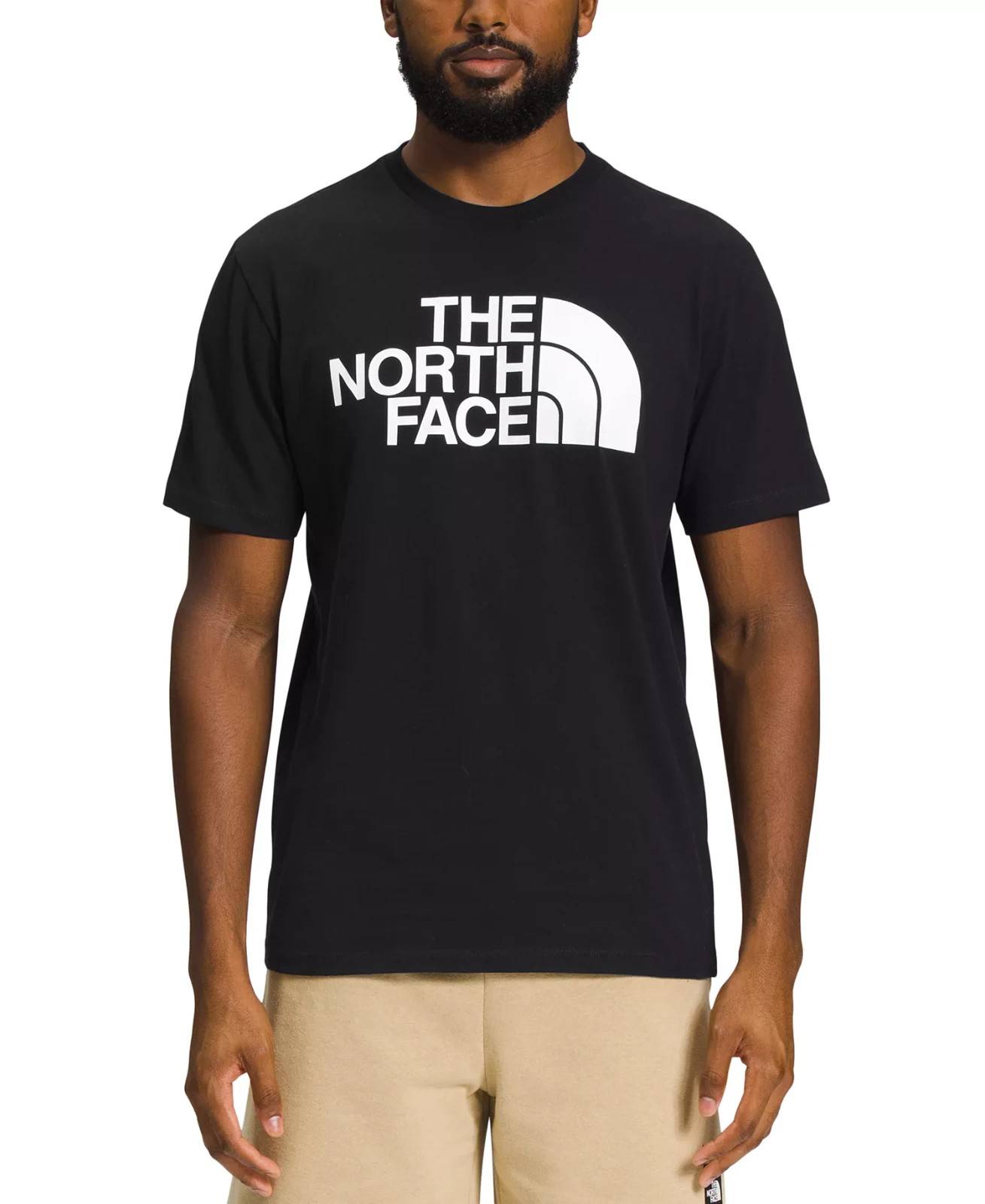 The North Face Men&rsquo;s Logo T-Shirt Black&White Sz Large New