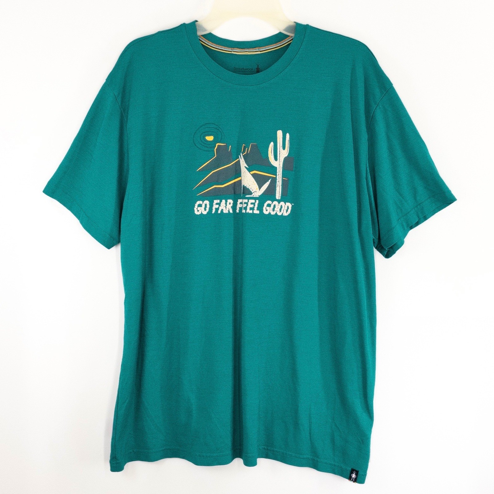 Smartwool Men&rsquo;s XL Moonlight Desert Graphic Tee Go Far Feel Good Merino Wool