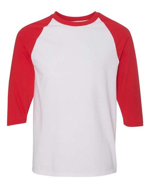 Gildan 5700 Unisex Heavy Cotton Raglan Three-Quarter Sleeve T-Shirt