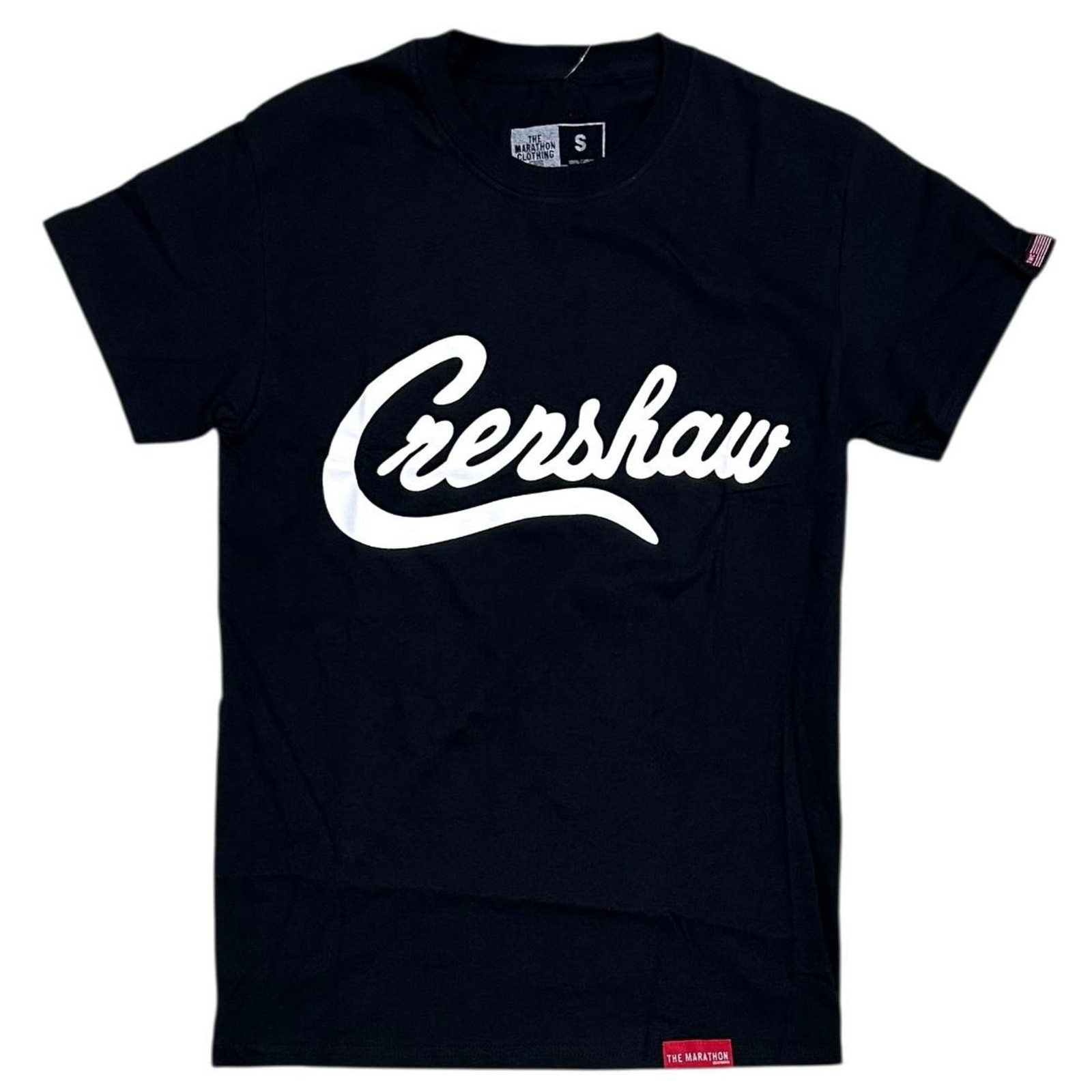 NEW The Marathon Clothing Men&rsquo;s T-Shirt Limited Edition Crenshaw Tee Small BLACK
