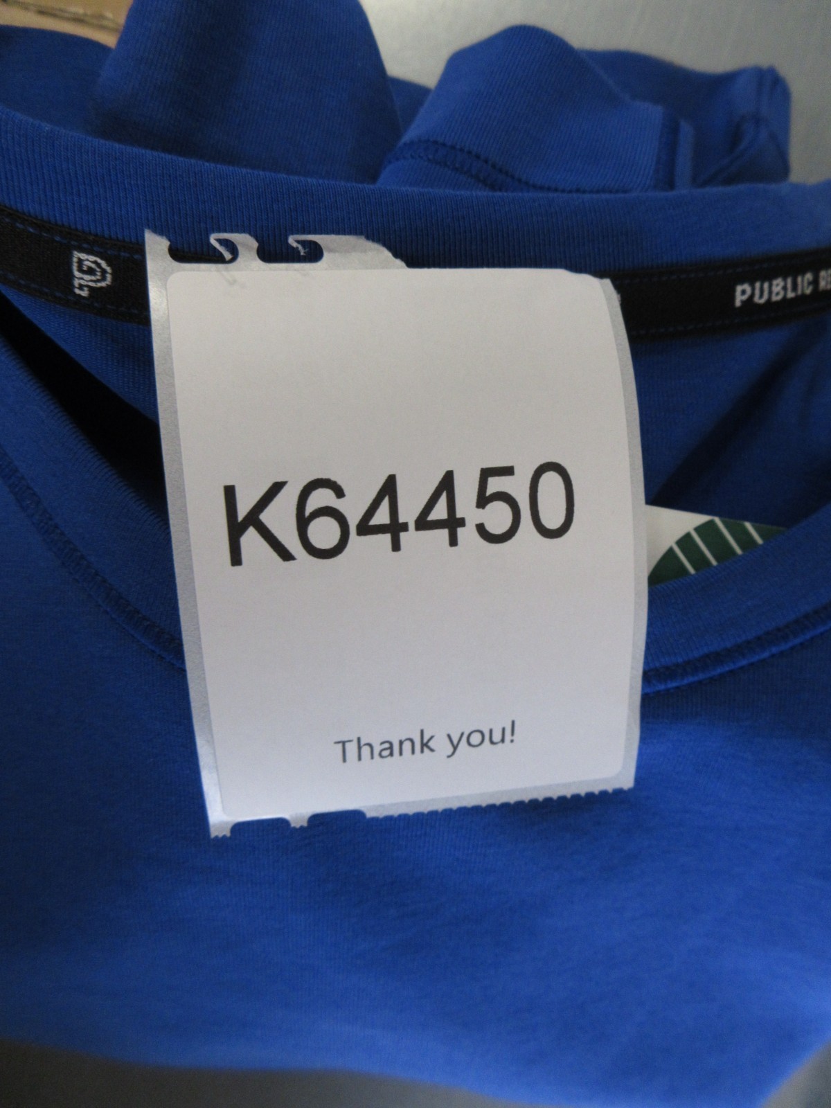 Public Rec Shirt Men Large Blue Go To Tee Pullover Tencel Pima Athleisure Tshirt
