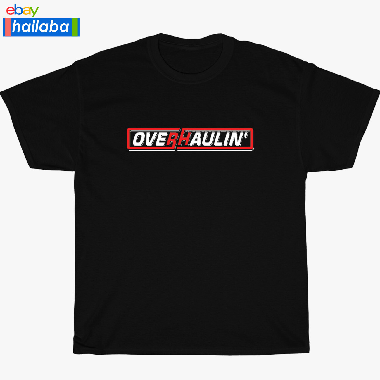 New Overhaulin Logo Black/Navy/Sport Grey/White Men&rsquo;s T-Shirt S-5XL