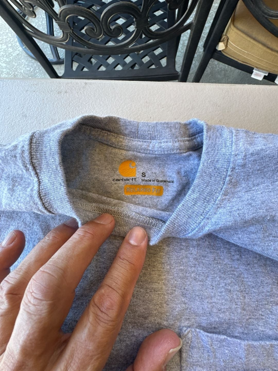 Carhartt Men&rsquo;s Relaxed Fit Sleeveless Pocket T-Shirt Heather Gray