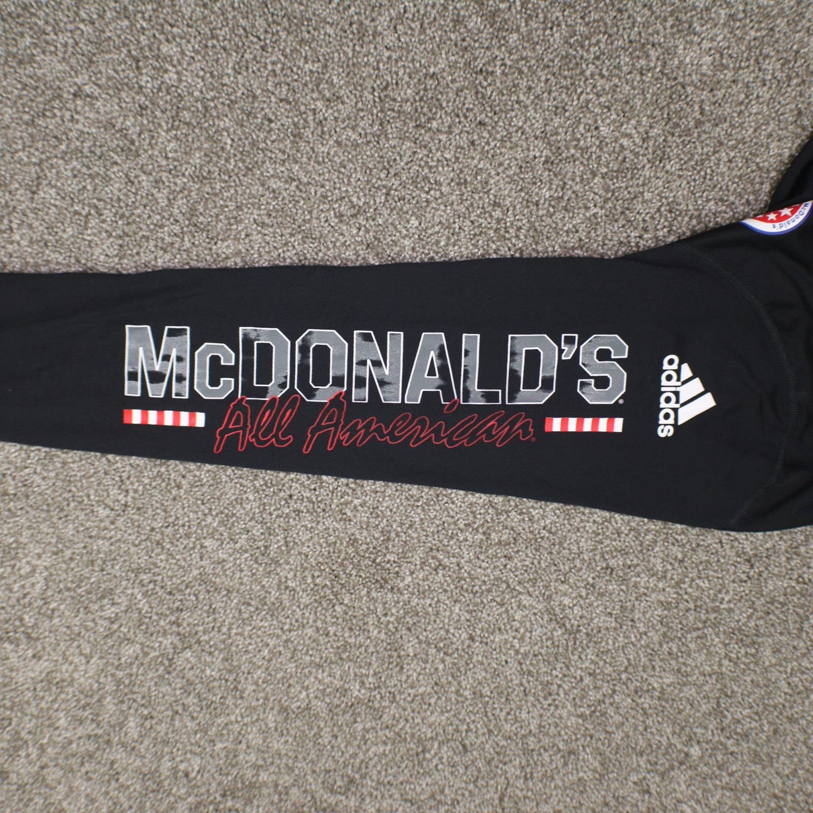 adidas x McDonalds All American Shirt Mens Small Black Long Sleeve Creator Tee