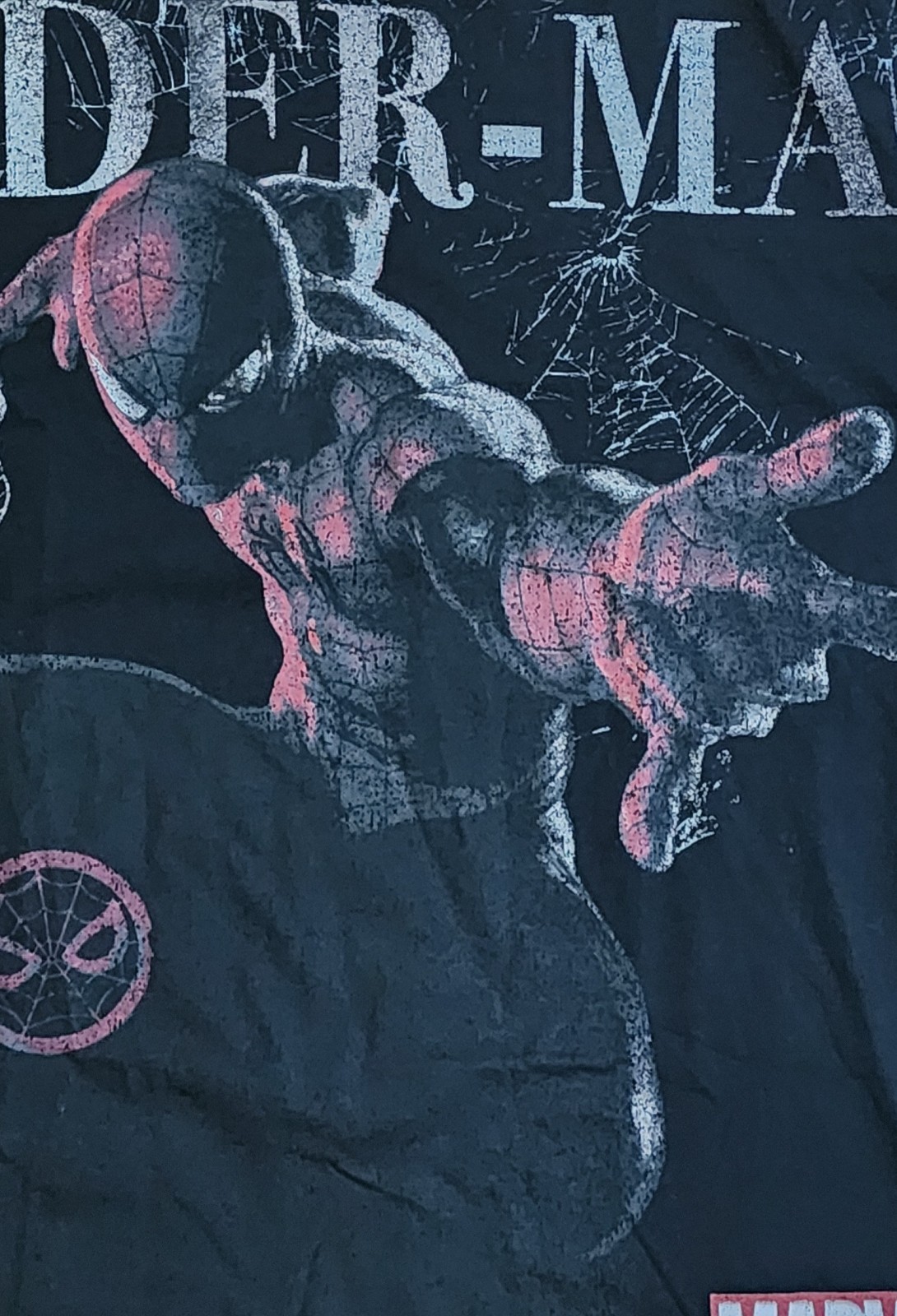 Marvel Spider-Man T-Shirt Men&rsquo;s Sz XL All-Over Print Marvel Universe Comics Tee
