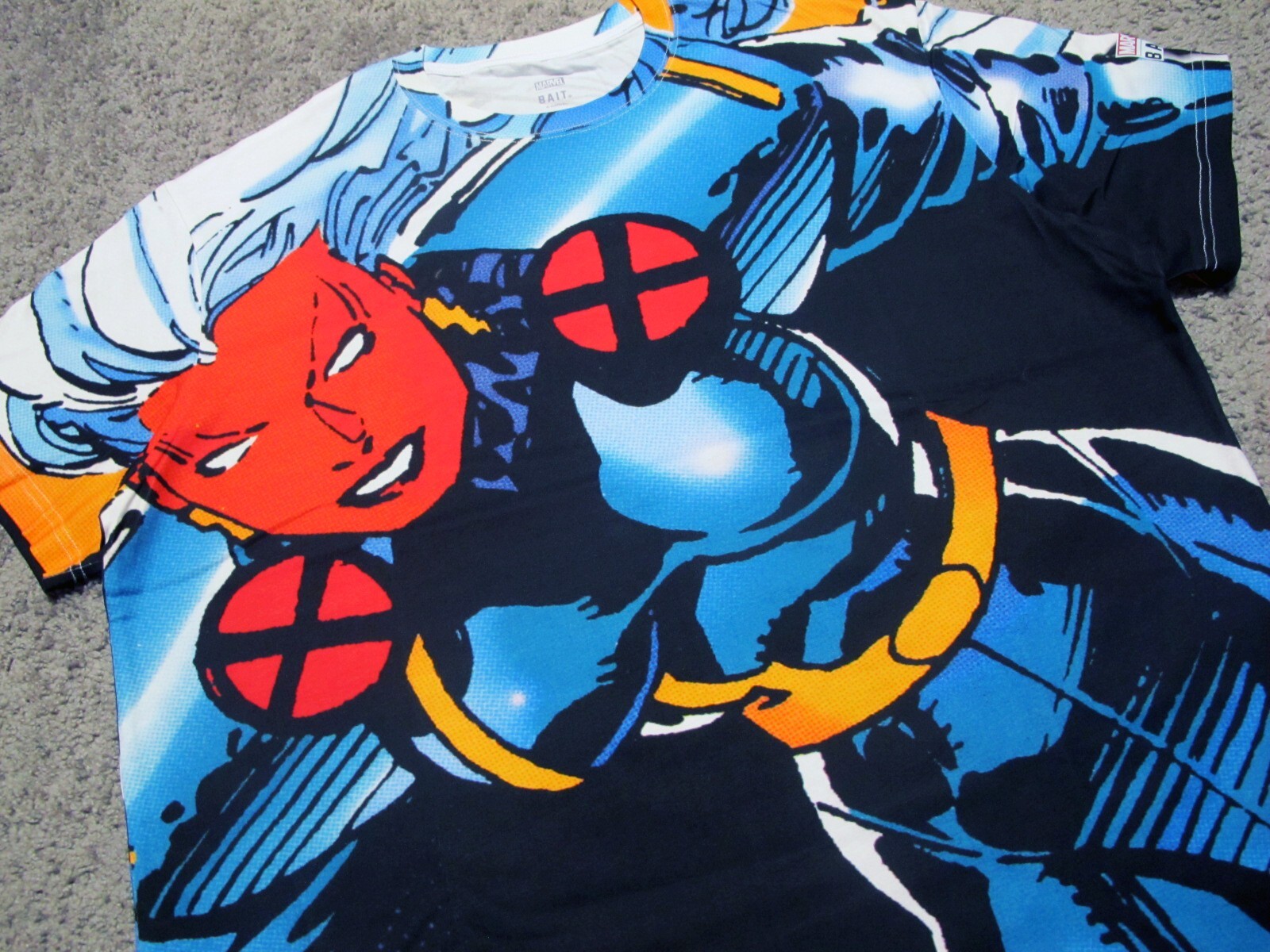 BAIT x MARVEL Jim Lee Storm All-Over Print t-shirt sz XL _ x-men 97 comic