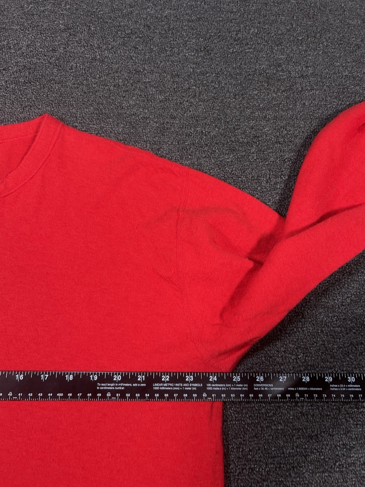 Vintage LL Bean River Driver Shirt Mens XL Double Layer Wool Made In USA Red