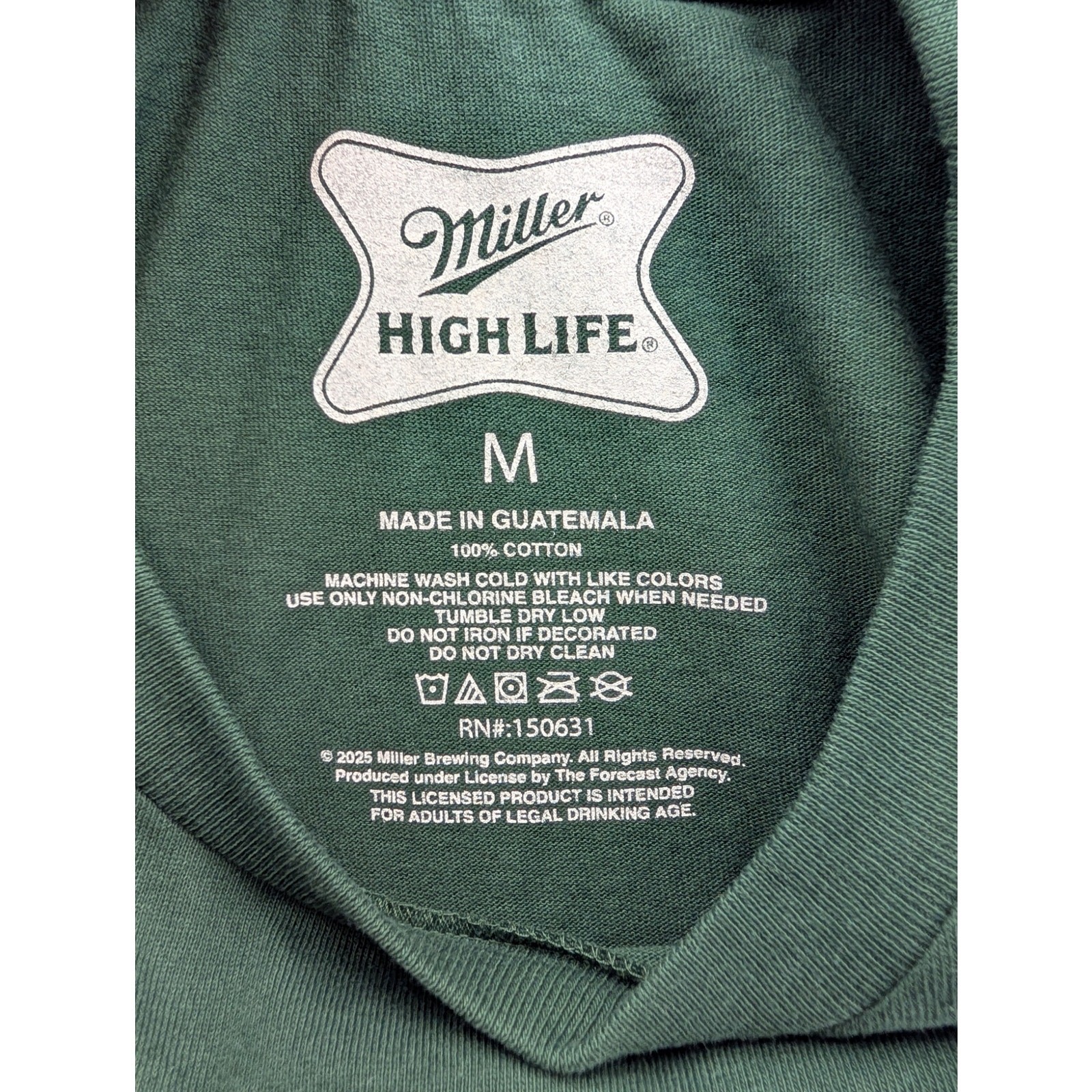 NWT Urban Outfitters Miller High Life Buck Graphic Tee in Green size Medium