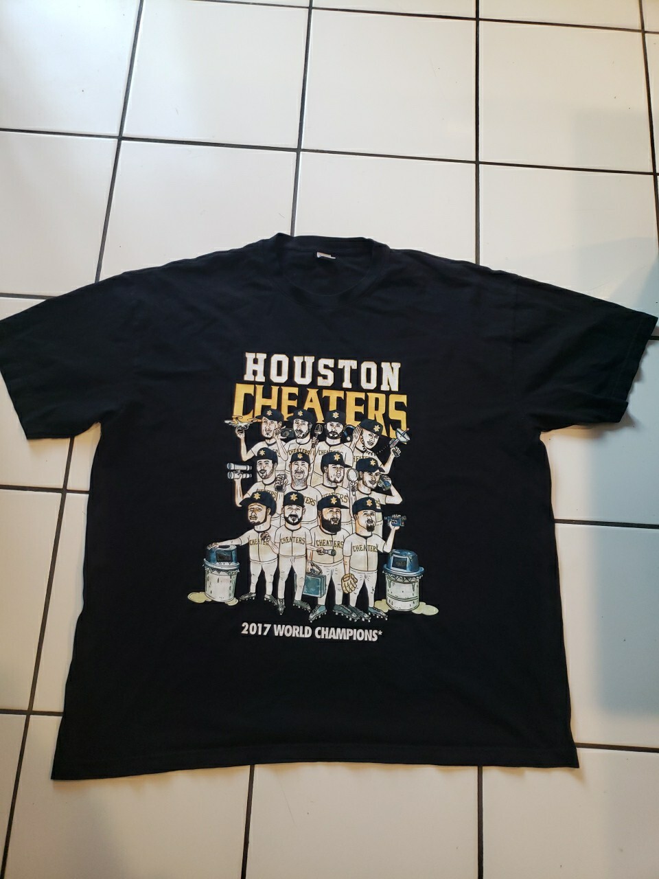 Undefeated « Houston Cheaters 2017 » T-Shirt- 2XLarge