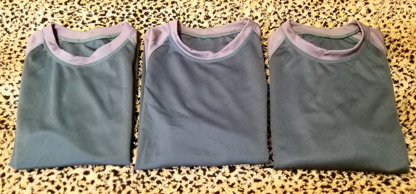 3 Packs Men&rsquo;s 3/4 Sleeve Crew Neck Raglan Jersey Baseball Tee Shirts Size XL