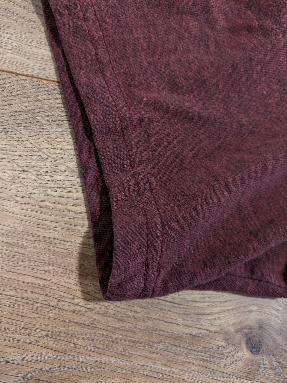 Ariat Rebar Men’s Size Large Tall Maroon Pocket Tee Work Shirt