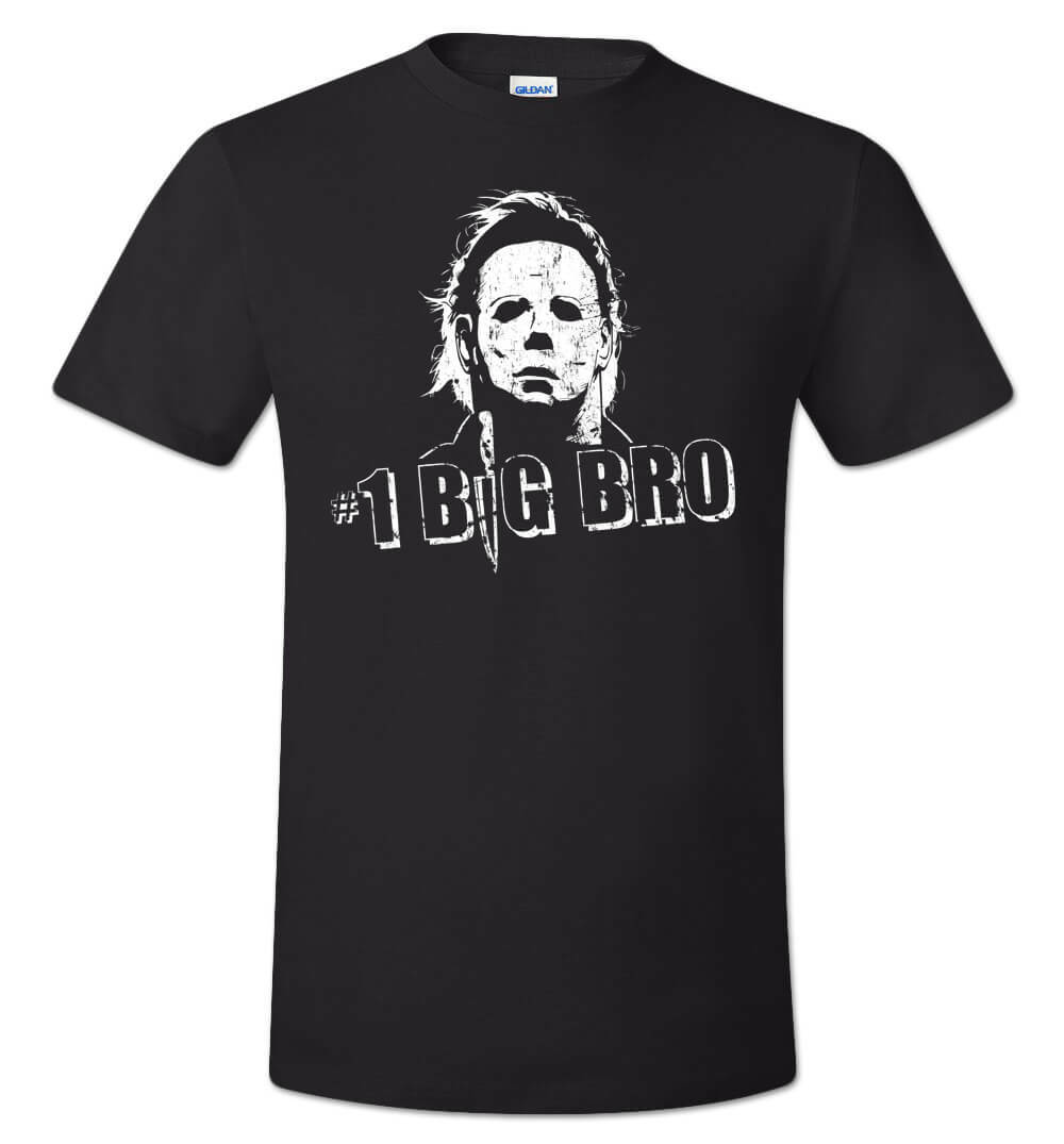 Michael Myers Halloween Shirt Number 1 Big Brother Funny Retro Horror #1 Bro