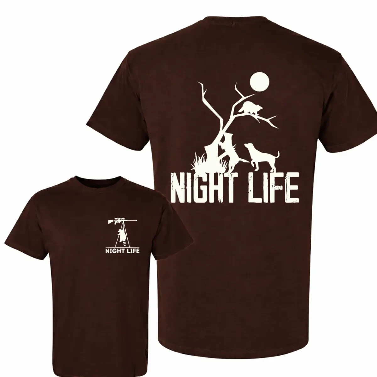 Night Life Graphic Tee Hunting T-Shirt
