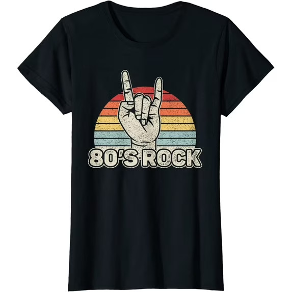 Vintage Retro 80&rsquo;s Rock Band T-Shirt