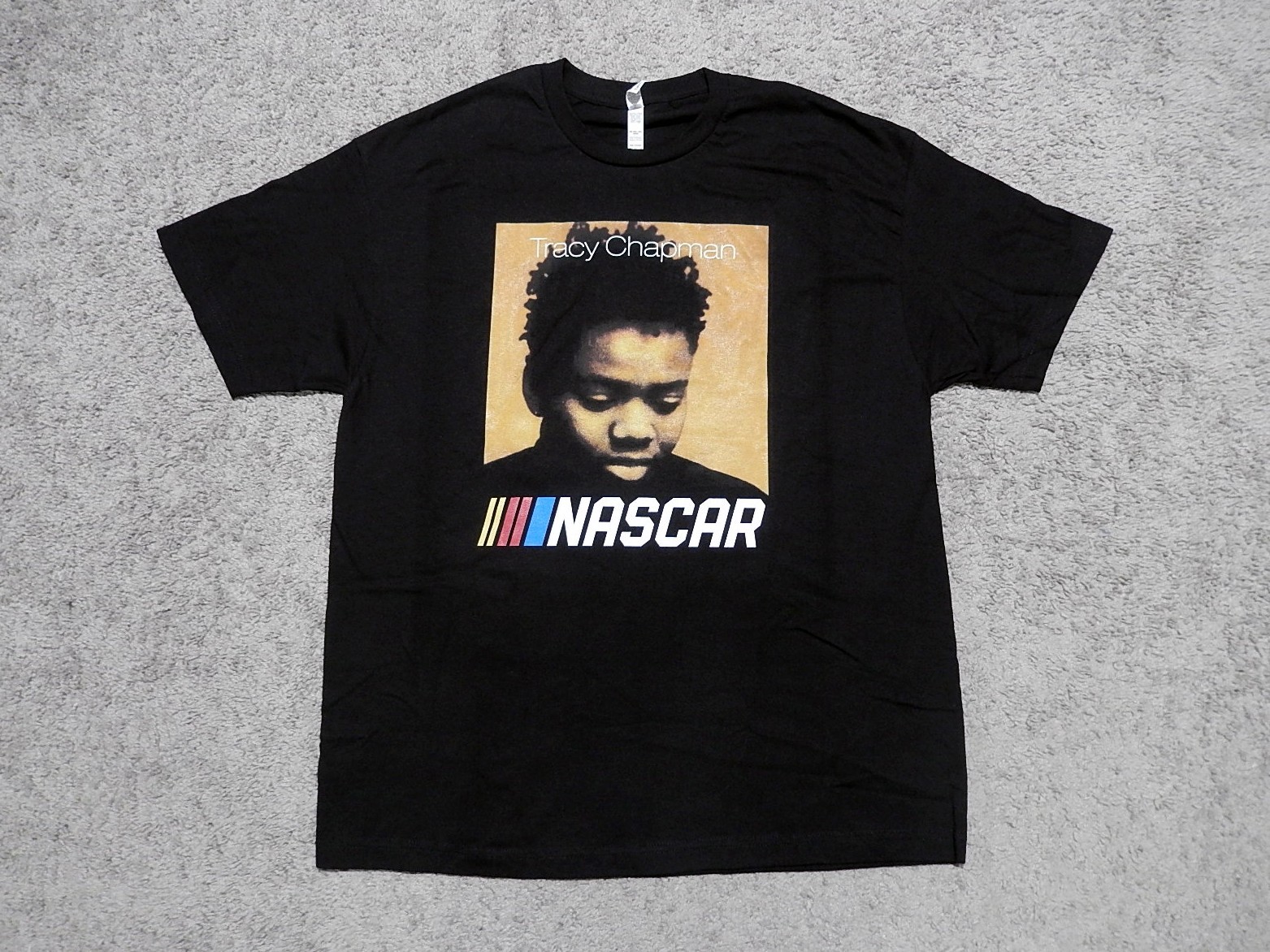 Tracy Chapman x Nascar Fast Car men&rsquo;s t-shirt sz XL American Apparel 1301