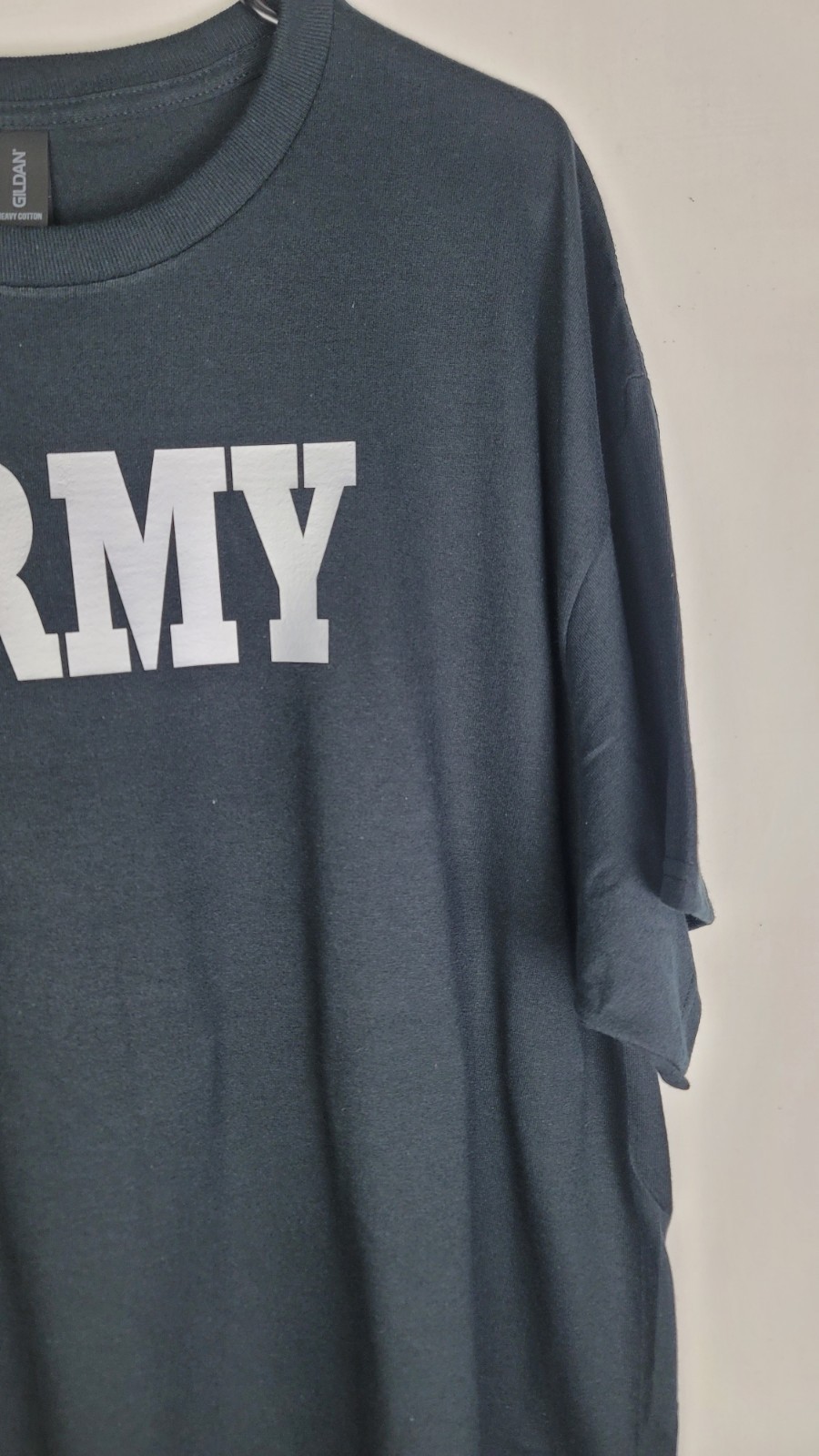 U S ARMY Mens Black Graphic Print T Shirt Sz XL