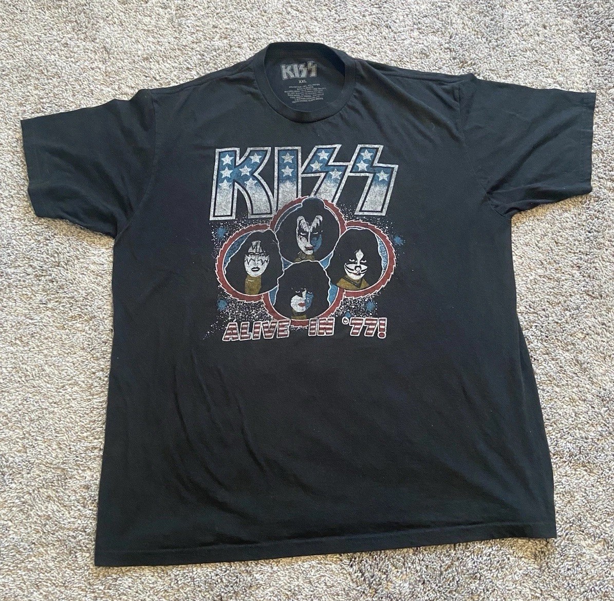 Kizz Tshirt Men XXL Black 2XL
