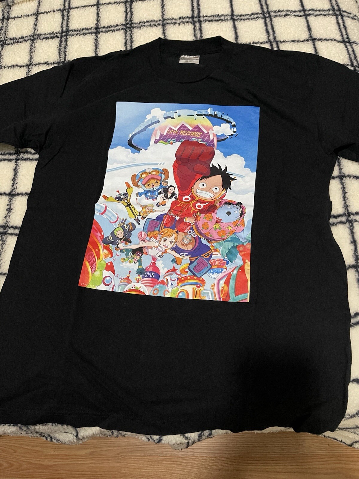 NEW One Piece Egghead, One Piece Unisex Tee Men Black Anime Expo US L