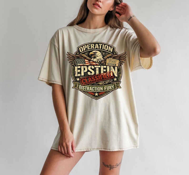 Operation Epstein Fury T-Shirt, Anti Trump Political Tee, No Iran War Protest