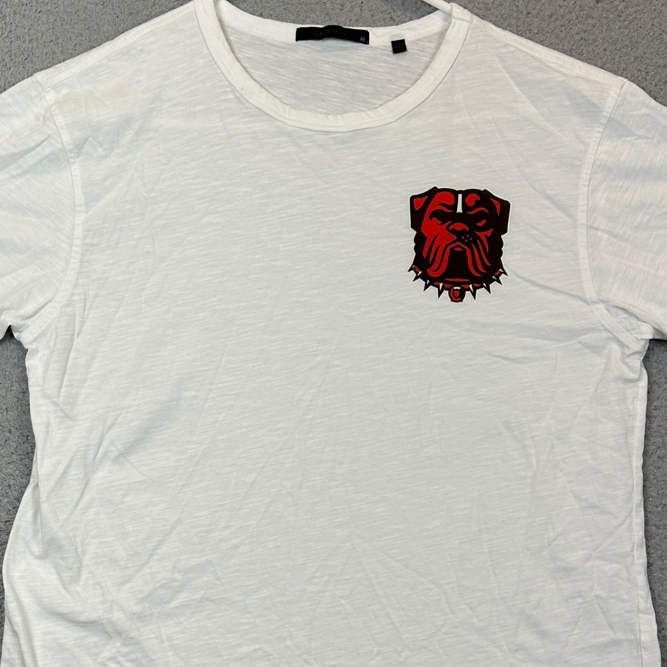 Cleveland Browns Greyson T-Shirt Mens Medium White Crew Neck Short Sleeve Tee