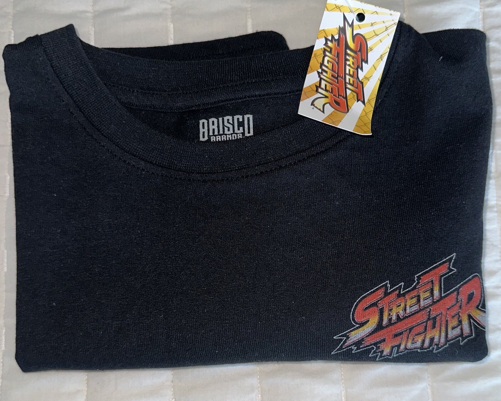 Street Fighter Video Game Graphic Black T Shirt/Size Large/Mens/Brand New