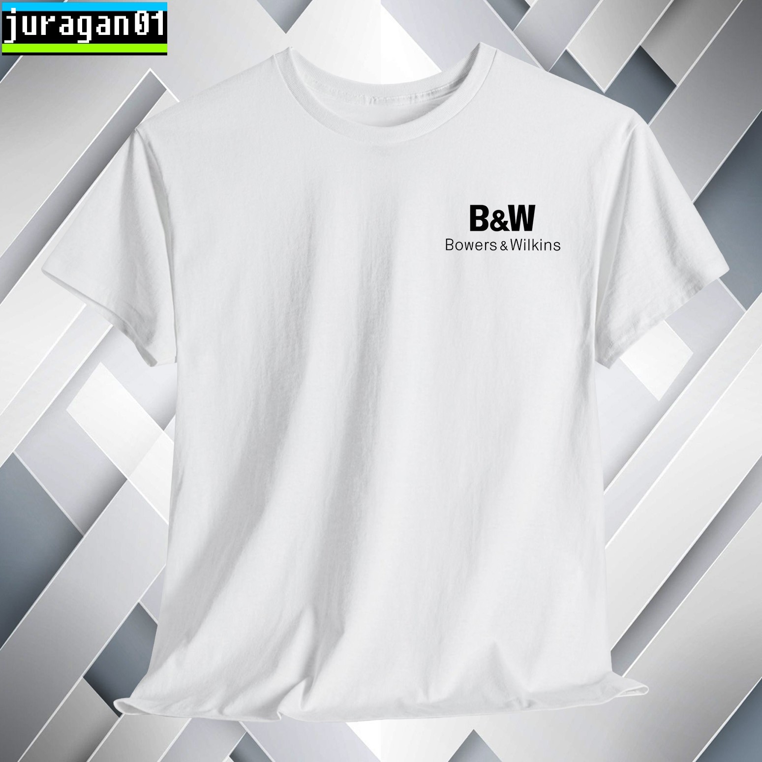 B&W Bowers & Wilkins Audio T-Shirt Logo Many Colors Size S to 5XL Made in USA