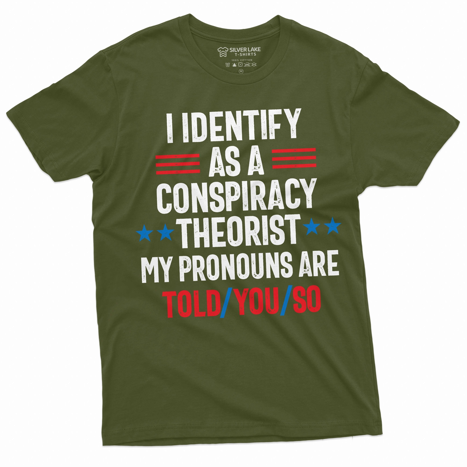 Conspiracy Theorist shirt I identify as a conspiracy theorist Told you so Tee