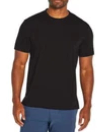 Banana Republic Men&rsquo;s Short Sleeve Crew Neck Premium Wash T-Shirt Black Small