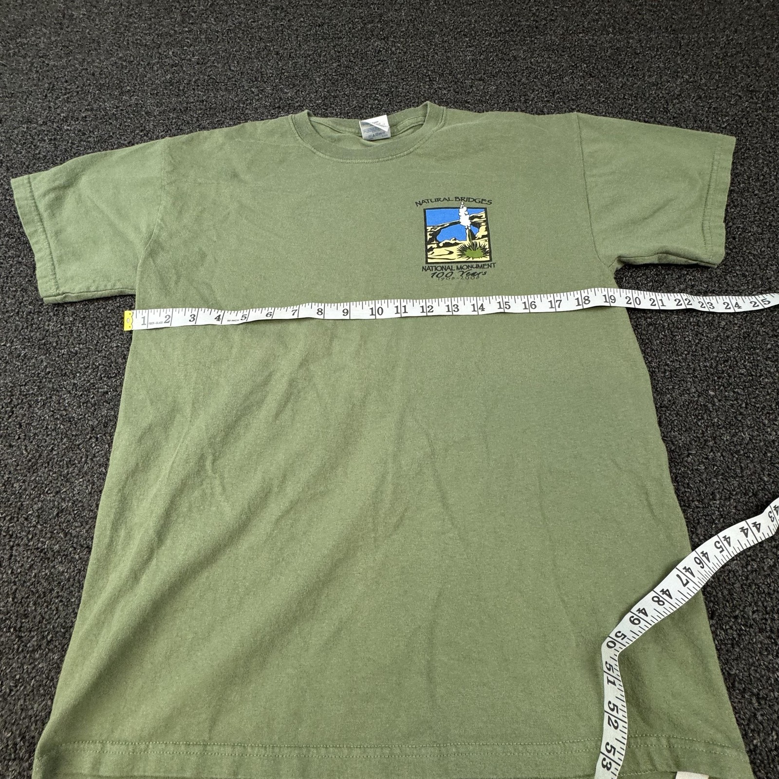 Natural Bridges Shirt Mens Medium National Monument 1908-2008 Anniversary Tee