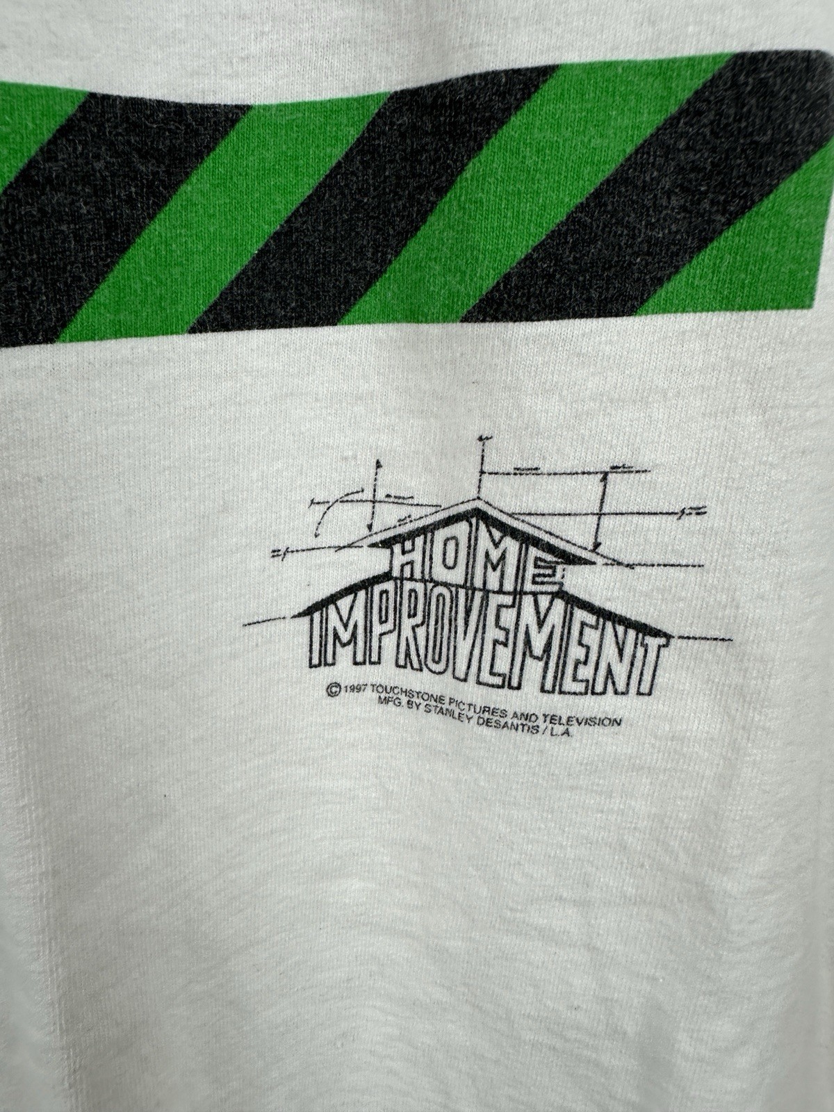 Stanley Desantis Vintage 90s Home Improvement XL Shirt Rare Print Single Stitch
