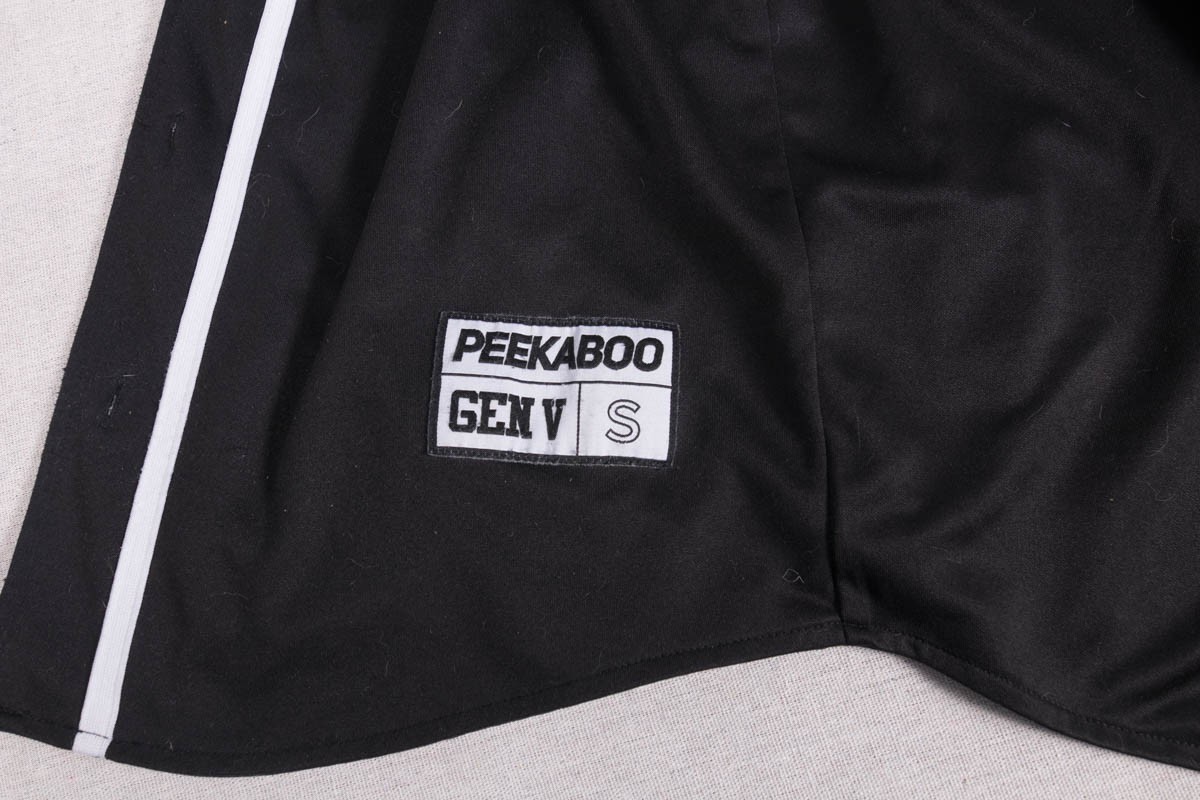 Peekaboo Gen V Reversible Baseball Jersey Small Limited Edition Rave Dubstep