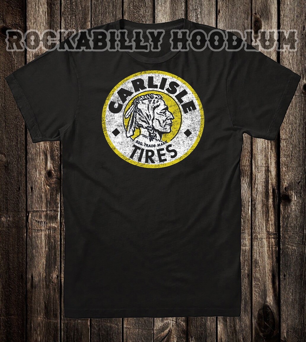 Hot Rod Tee T Shirt Drag Racing Race Nostalgia Speed Shop Carlisle Tires Indian