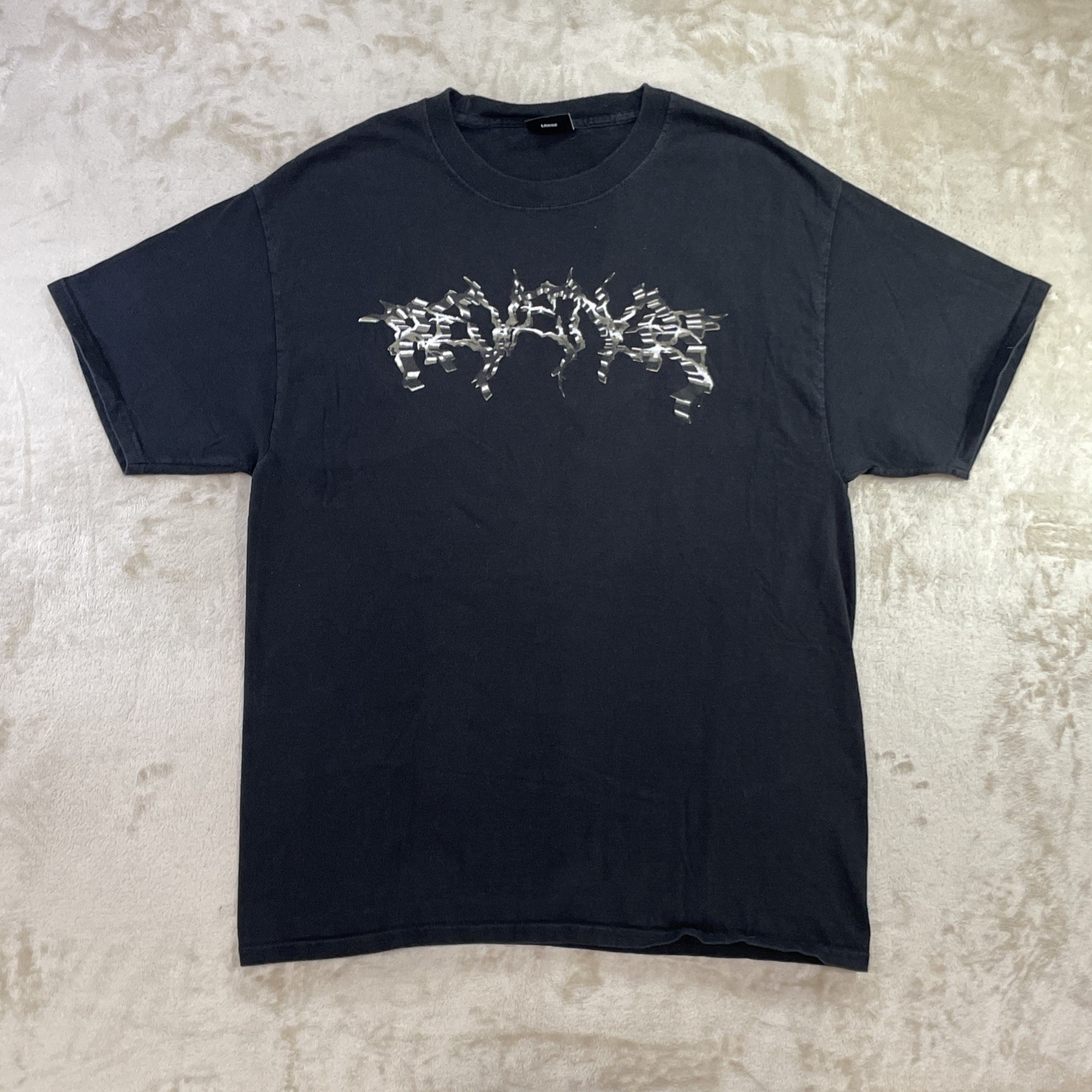 Revenge Lightning Smoke Tee &lsquo;Black’ Streetwear Men’s Size L -Excellent Condition