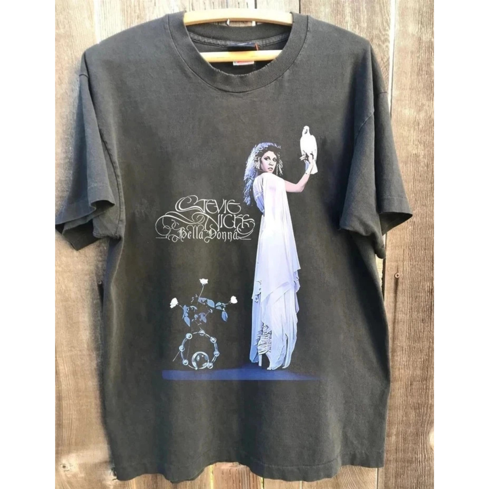Stevie Nicks Bella Donna Vintage Shirt Fleetwood Mac Boho Rock Band Tee