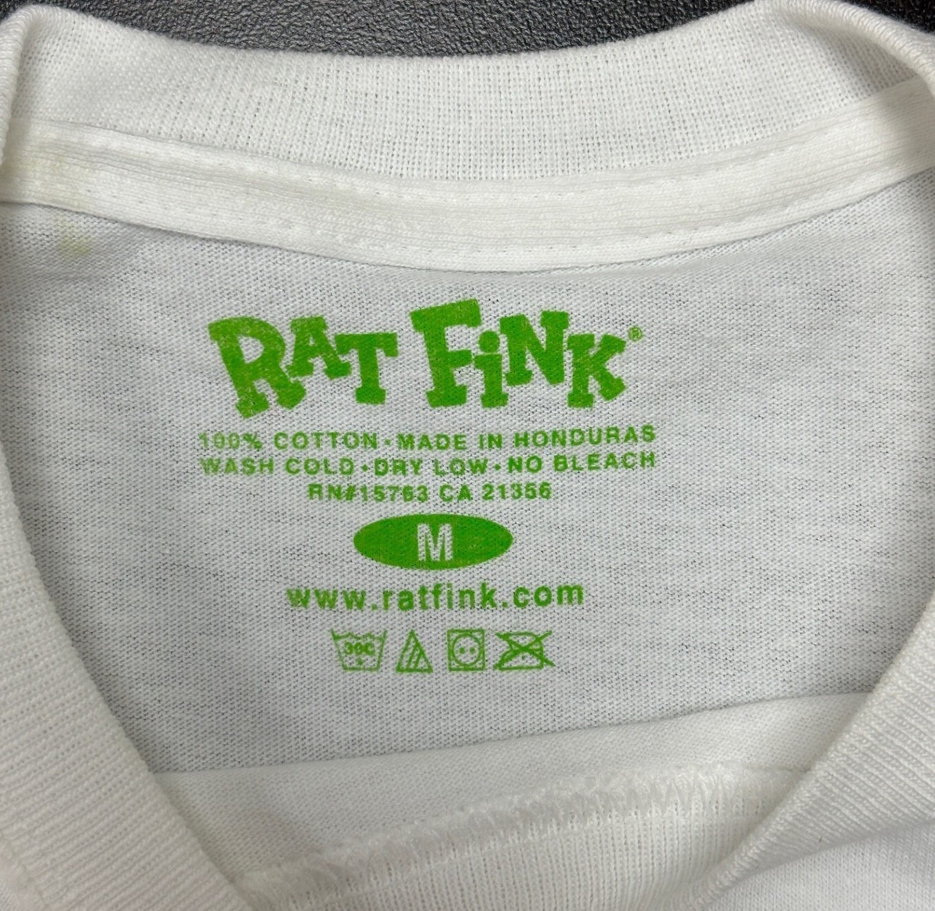 Men&rsquo;s Ed Big Daddy Roth Rat Fink Wild Child Hot Rod White Cotton T-Shirt S-3XL