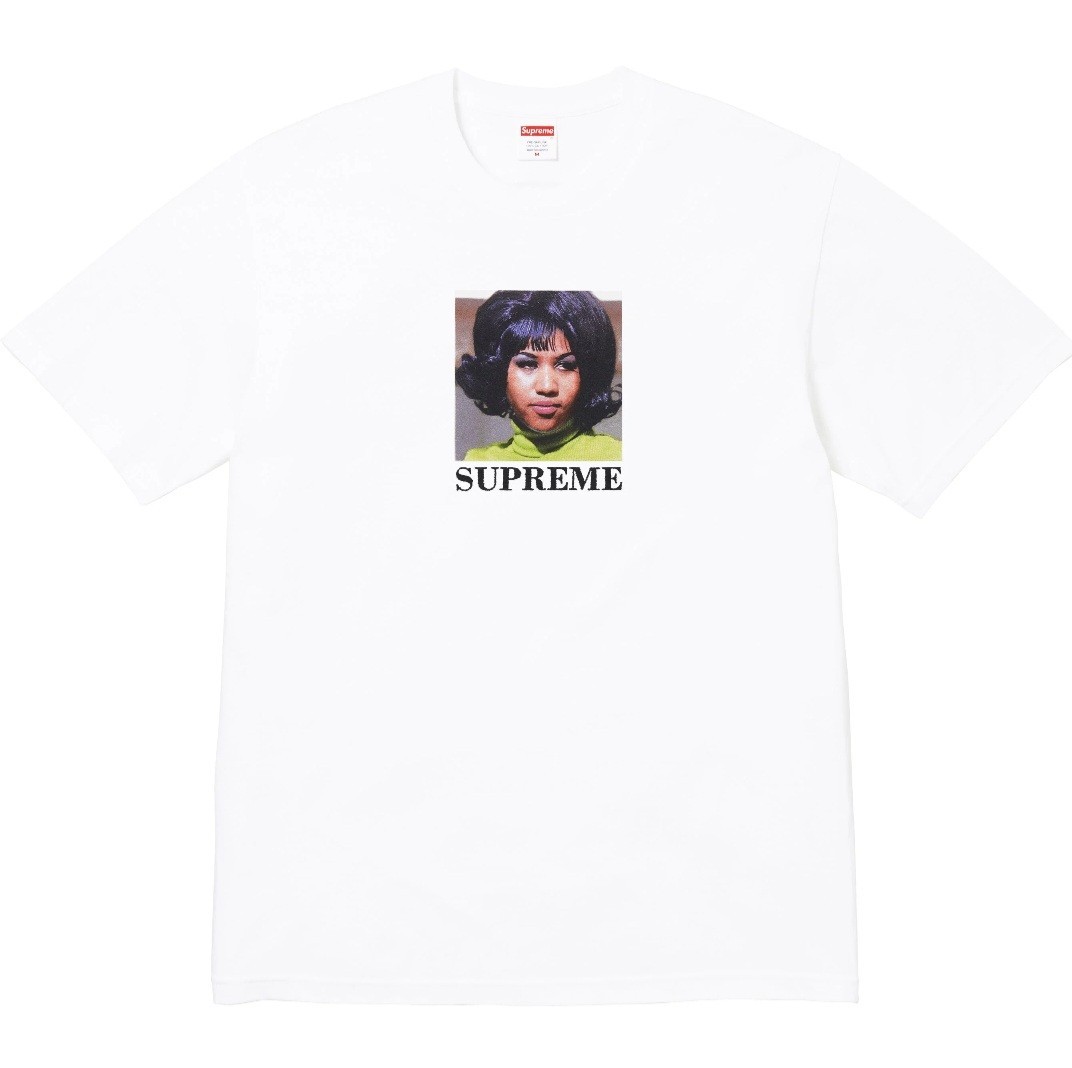 Supreme Aretha Tee Size XL White NWT SS26 Authentic Fast Shipping ✅