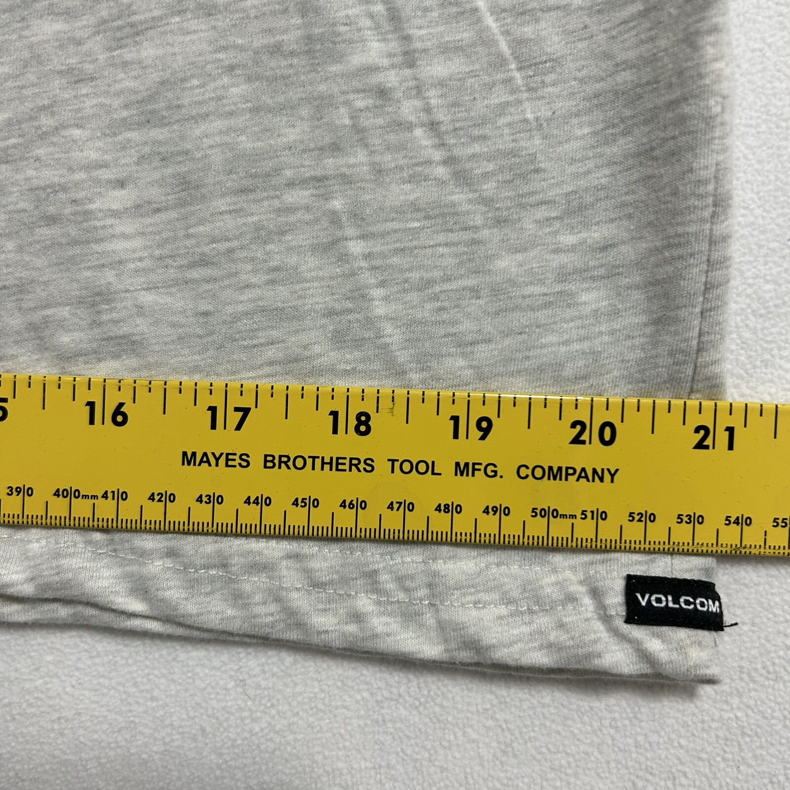 Volcom Modern Fit T-shirt Men M Gray Stoney Fill Graphic Logo True To This