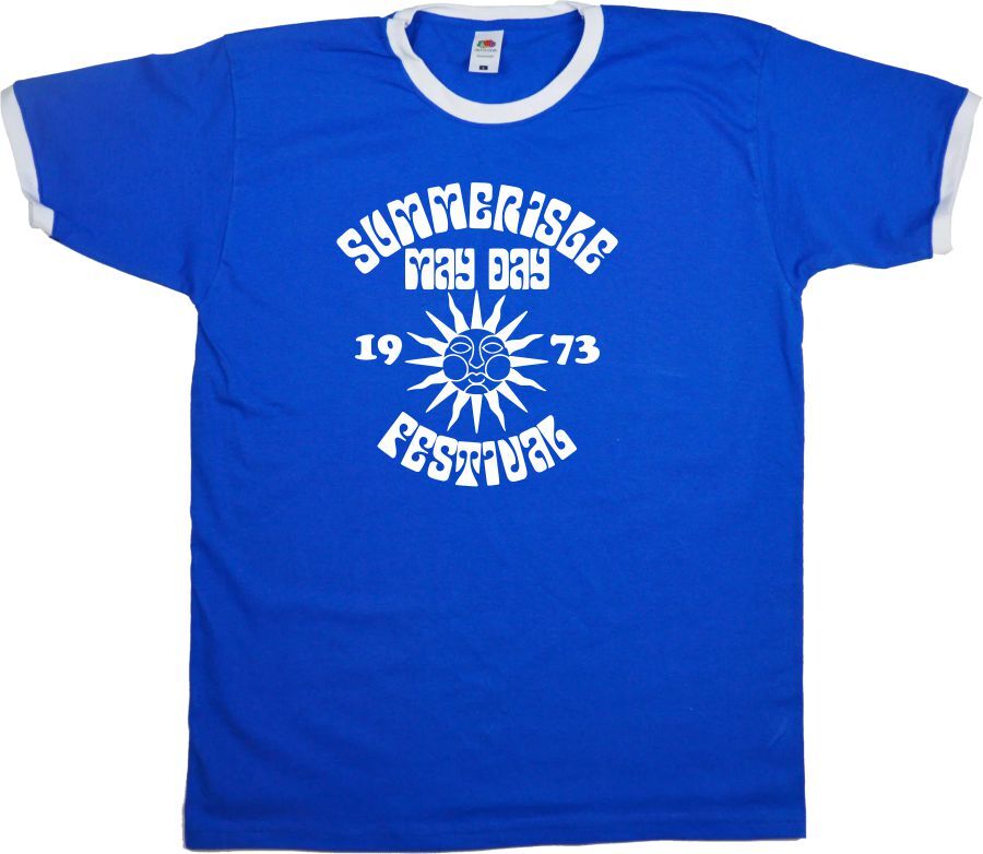 The Wicker Man Ringer T-Shirt – &lsquo;Summerisle May Day Festival 1973&rsquo;, Various Cols