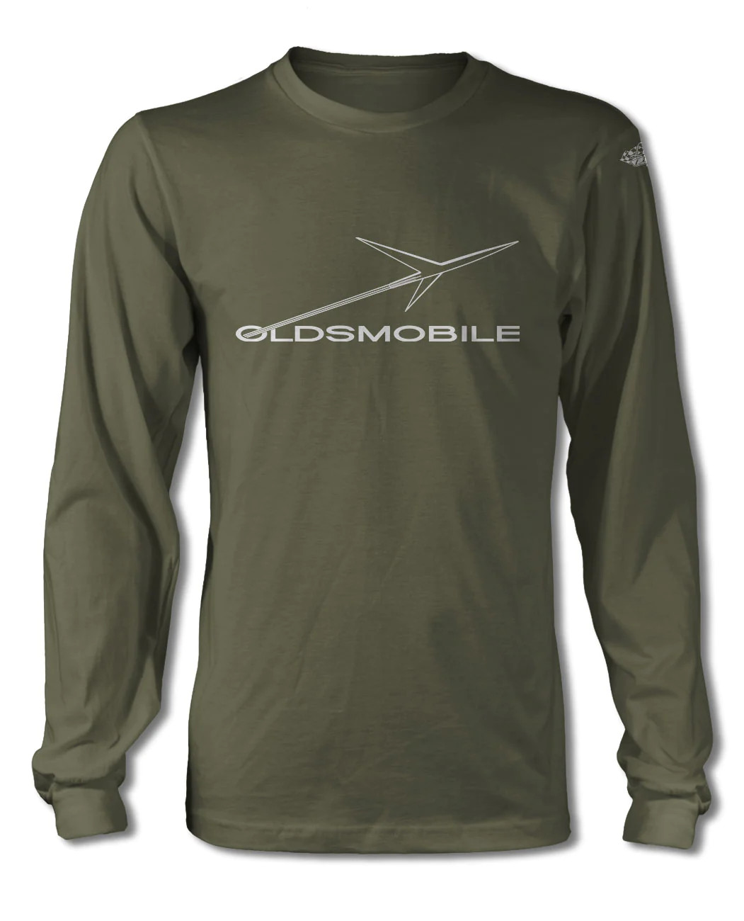 Oldsmobile Rocket Emblem 1956 T-Shirt – Long Sleeves – 6 Colors American Cotton