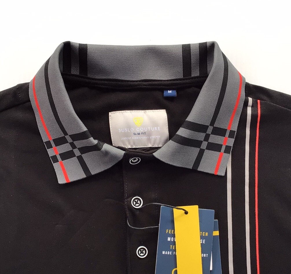 Men&rsquo;s Luxurious Polo Shirt,Italian Style,Stretch M to 4XL.…A5.A