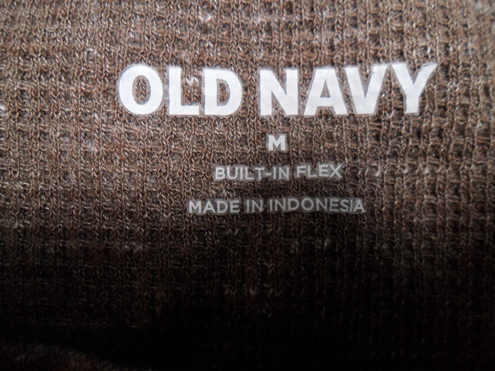 Medium NWOT Light Brown Long Sleeve Thermal Old Navy Brand Shirt