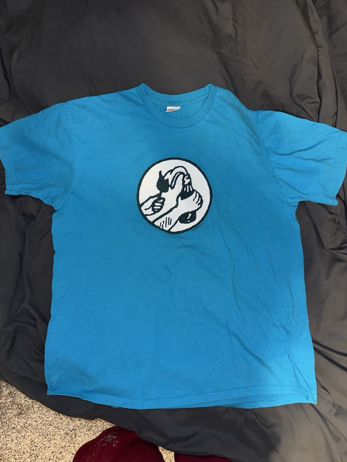 SUPREME MOLOTOV T-SHIRT BLUE XL