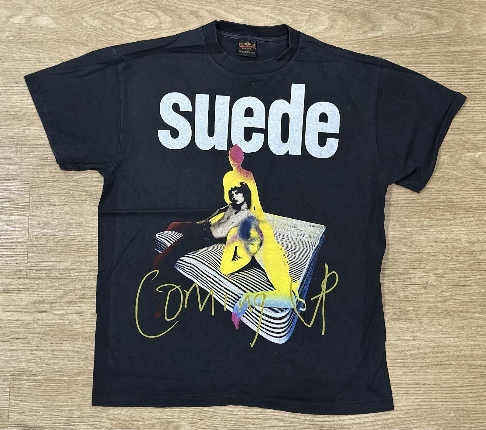SUEDE vintage 1996 COMING UP TOUR t shirt MATTRESS