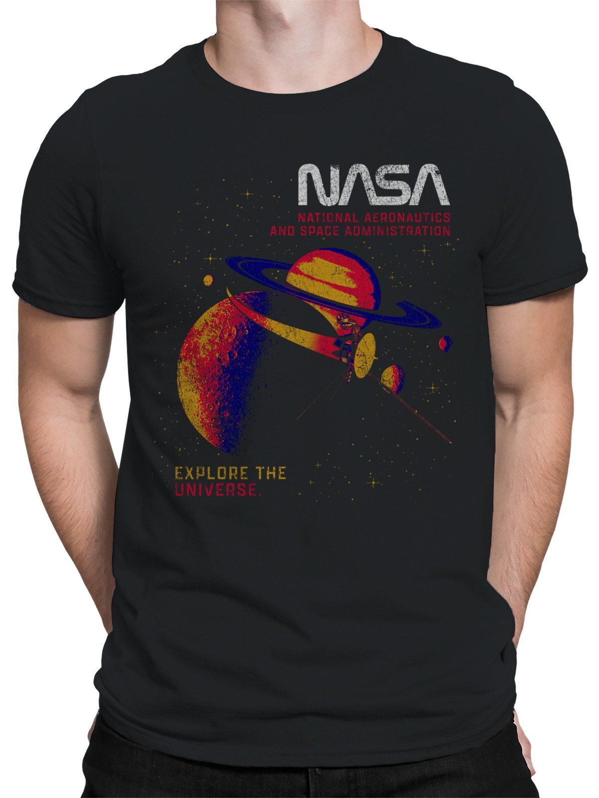 Officially Licensed Nasa Explore the Universe Men&rsquo;s T-shirt
