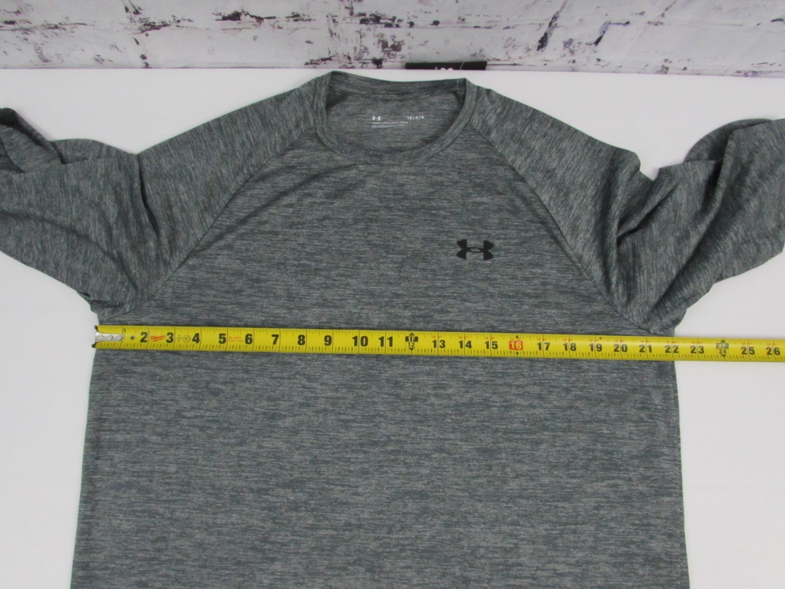 Under Armour Men’s UA Tech 2.0 Long Sleeve T-Shirt Gray Heather L NWT 1328496